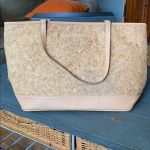 Thirty One Large Cork sparkly tote